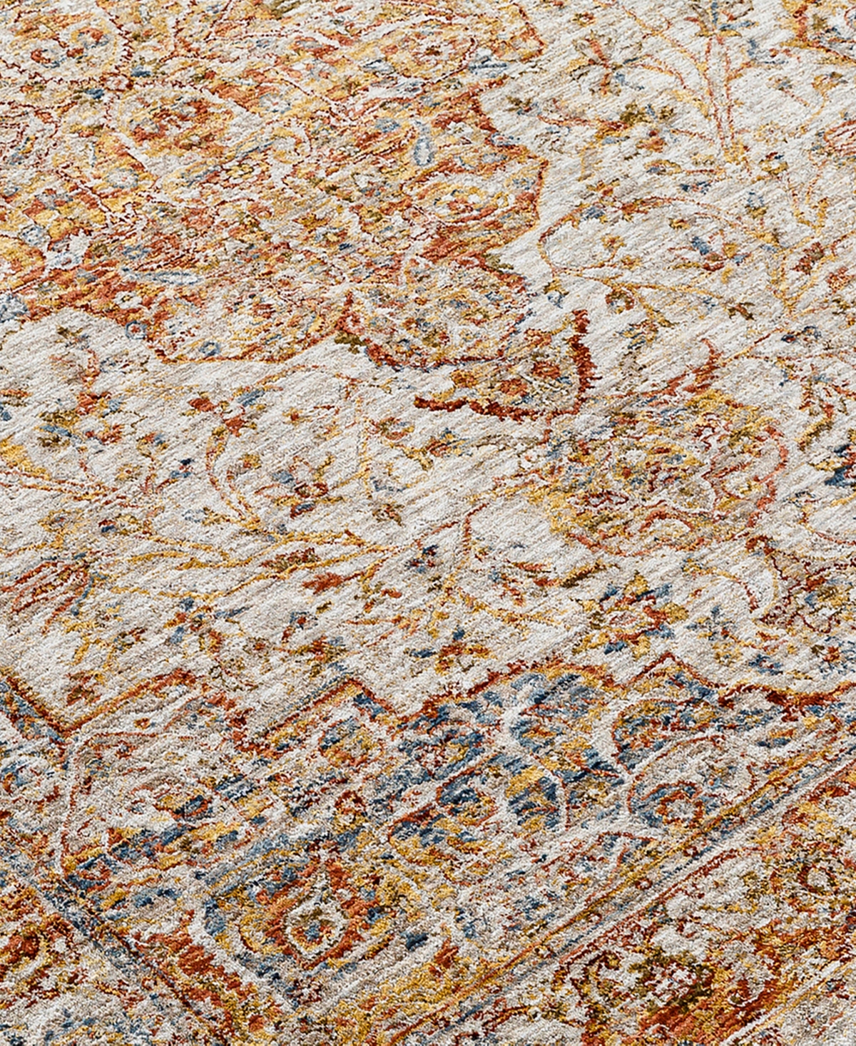 Surya Mona Lisa Mni-2308 6'7x9'6 Area Rug In Rust-cream