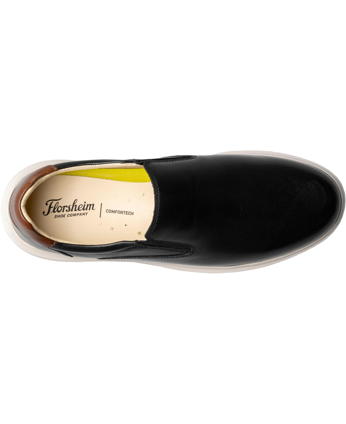 Shop Florsheim Men's Social Plain Toe Slip On Sneaker In Cognac Mlt