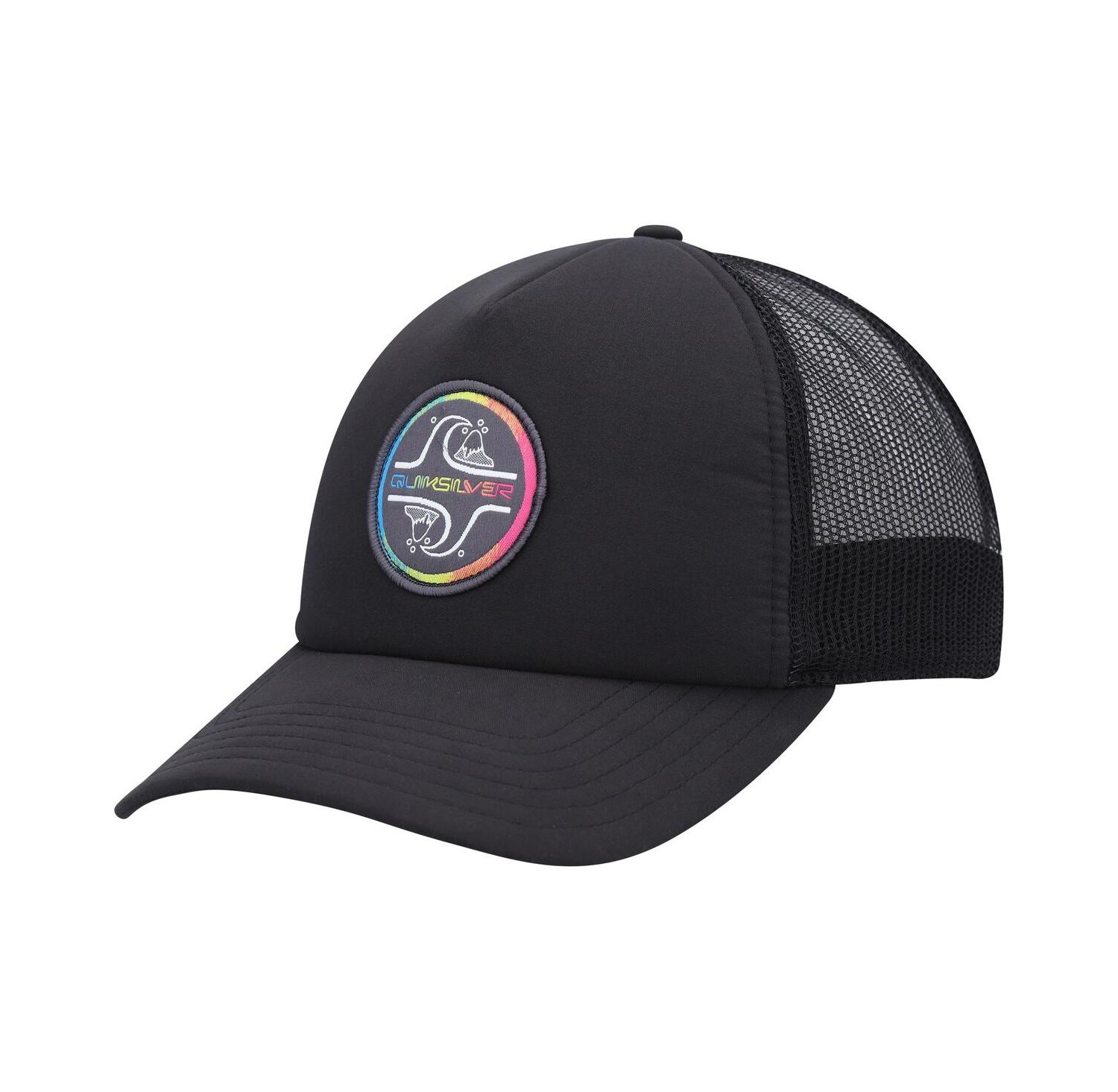 Quicksilver Men's Black Groundswell Trucker Snapback Hat