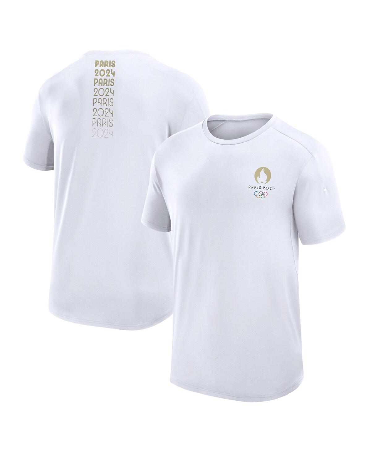 Shop Fanatics Branded Men's White Paris 2024 Tech T-shirt