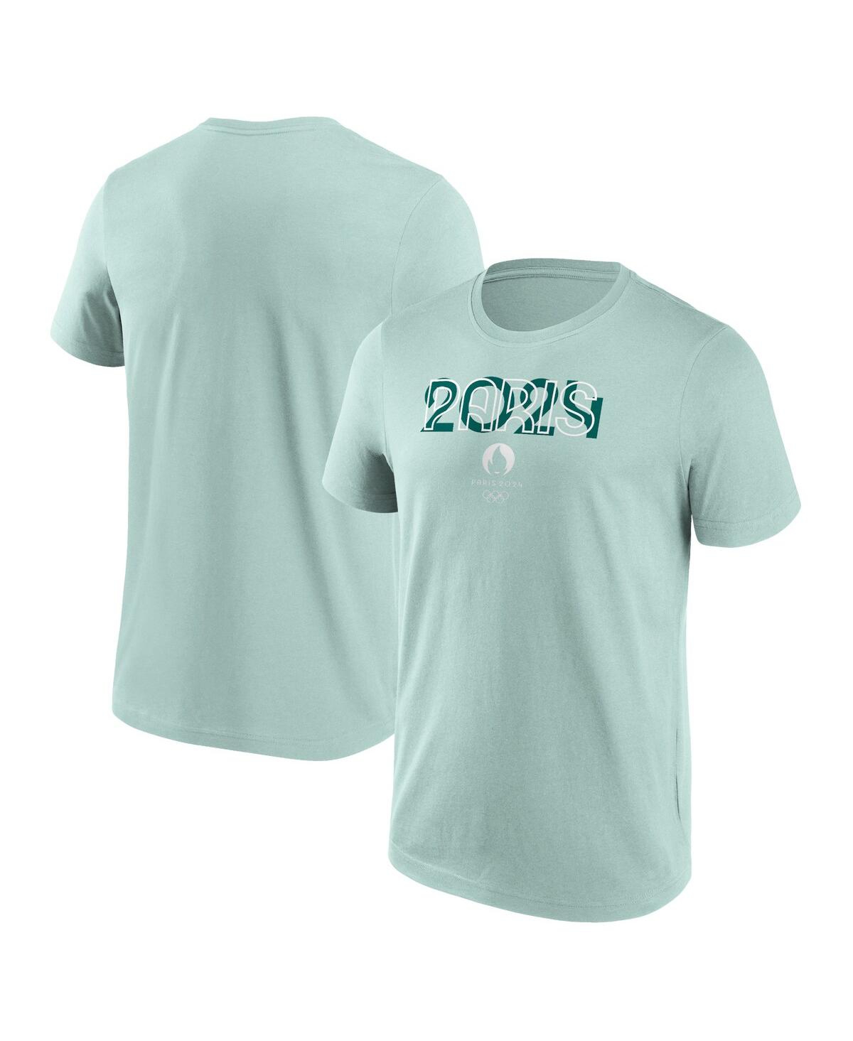 Shop Fanatics Branded Men's Mint Paris 2024 Euphoric Primary T-shirt