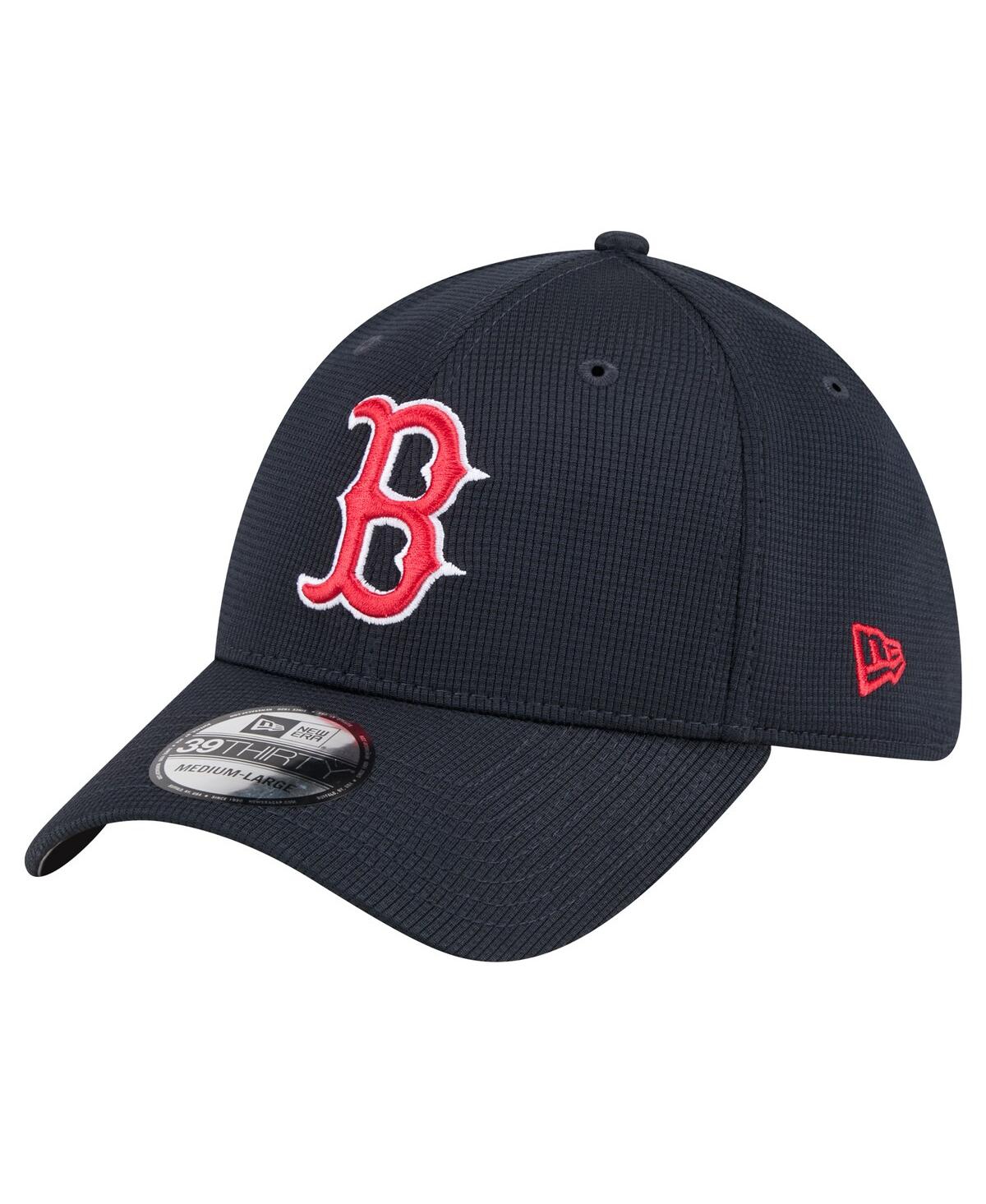 Shop New Era Men's Navy Boston Red Sox Active Pivot 39thirty Flex Hat