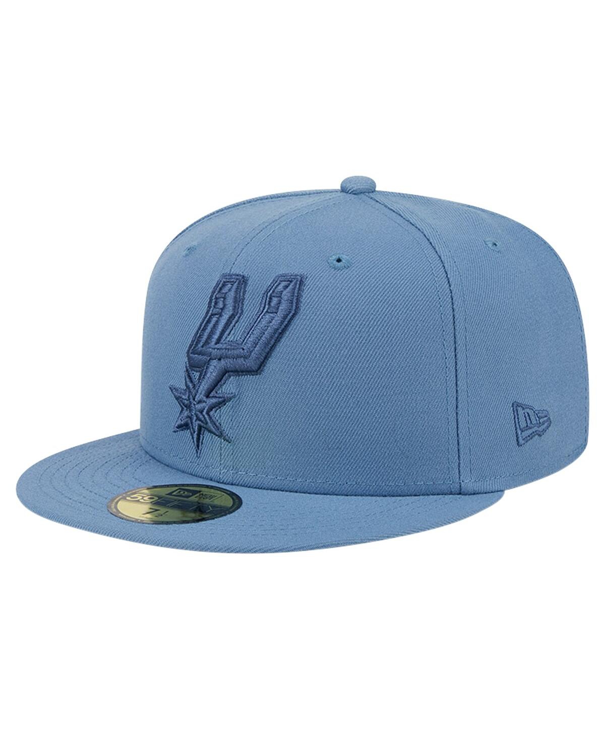 Men's Blue San Antonio Spurs Color Pack Faded Tonal 59fifty Fitted Hat - Blue