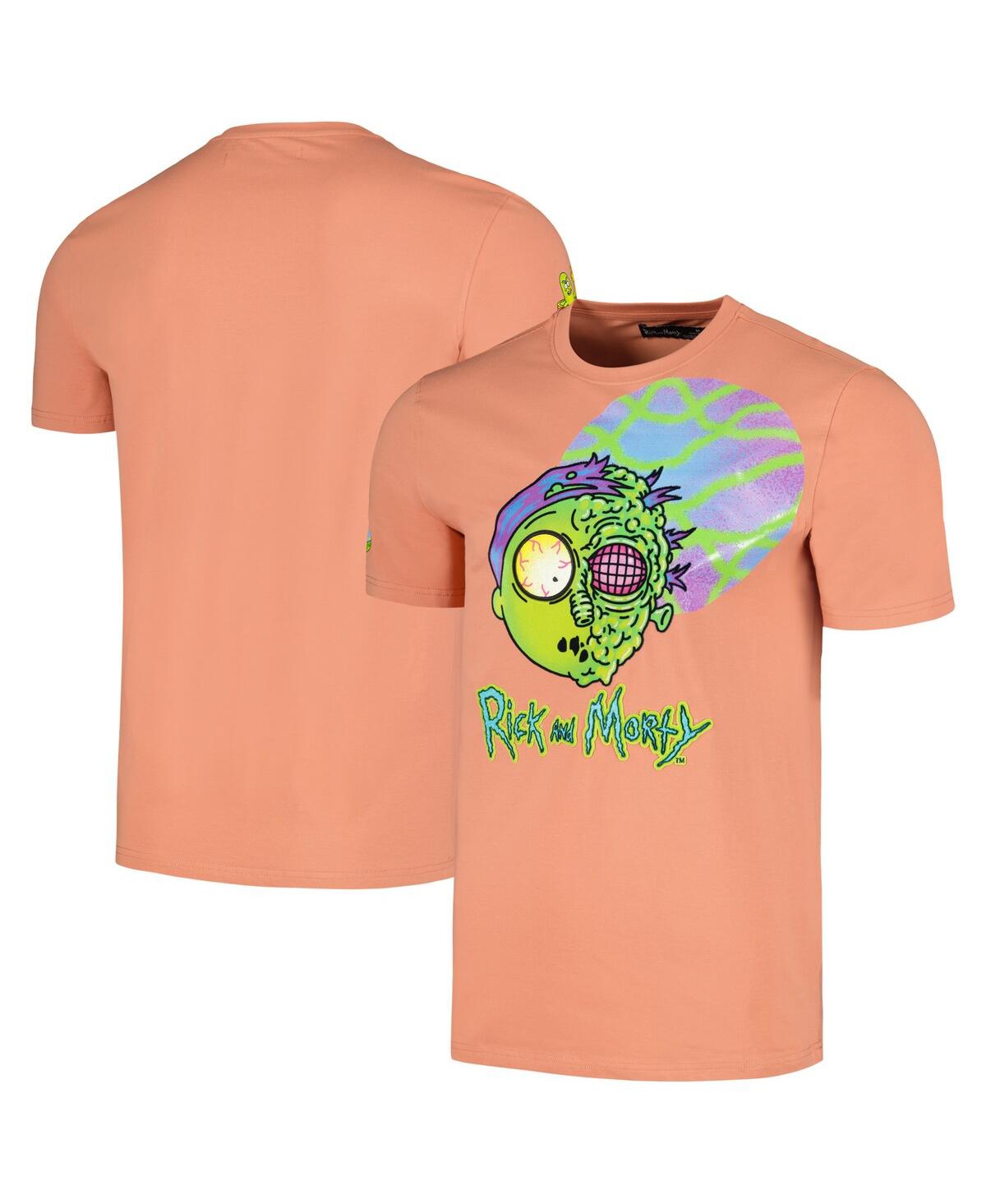Shop Freeze Max Unisex Orange Rick And Morty Morty T-shirt