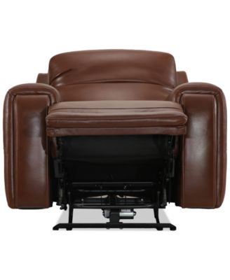 Varsani 40" Zero Gravity Leather Recliner, Created for Macy's