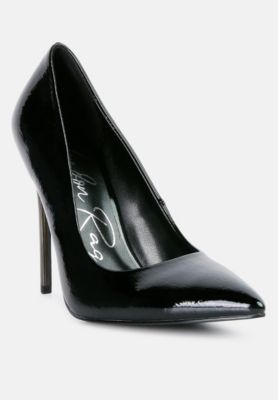 Womens Personated Stiletto Heel Pumps