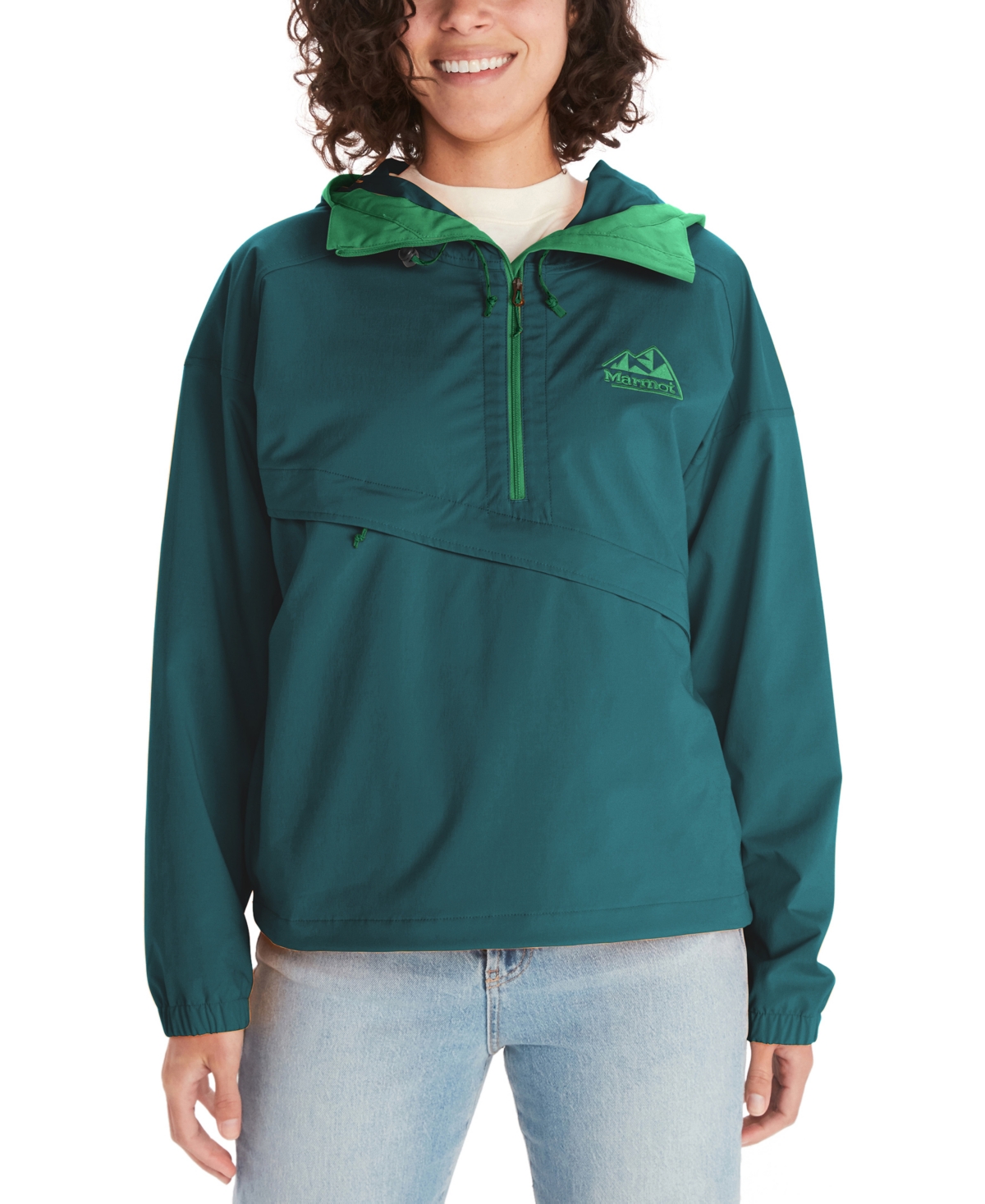 Shop Marmot Women's '96 Active Anorak In Dark Jungle