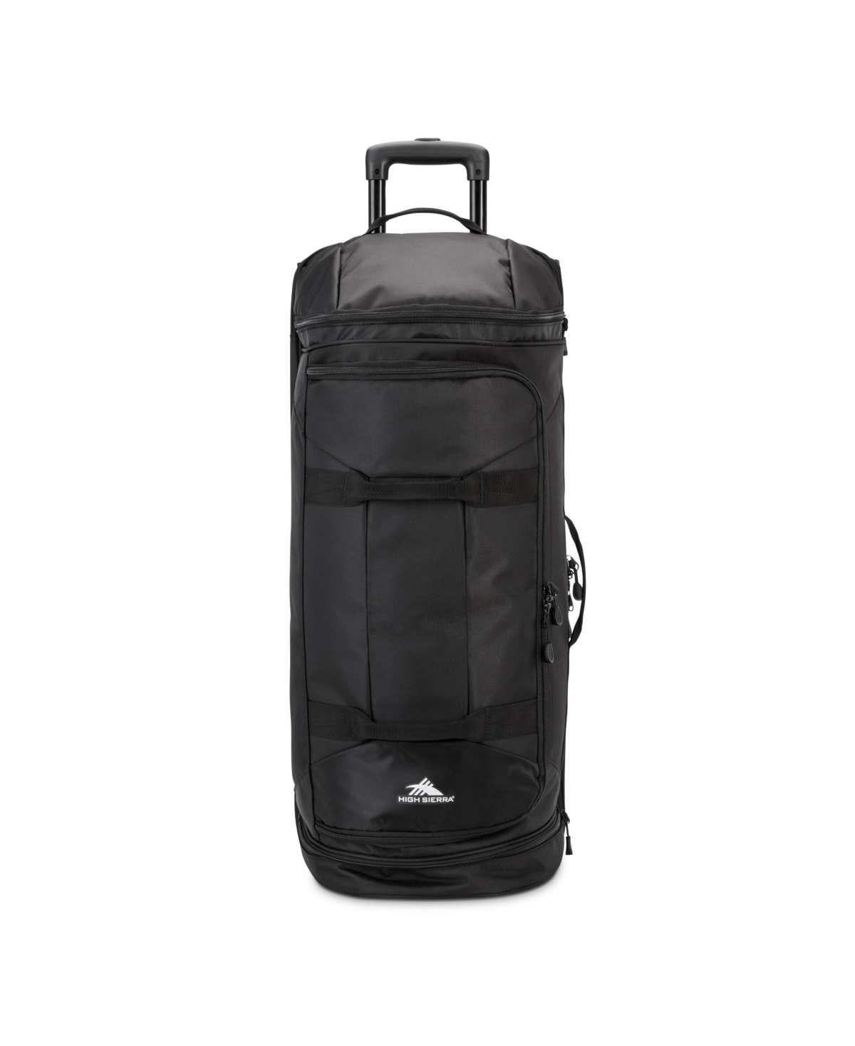 New! High Sierra Large Boxed Wheeled Duffel - Black