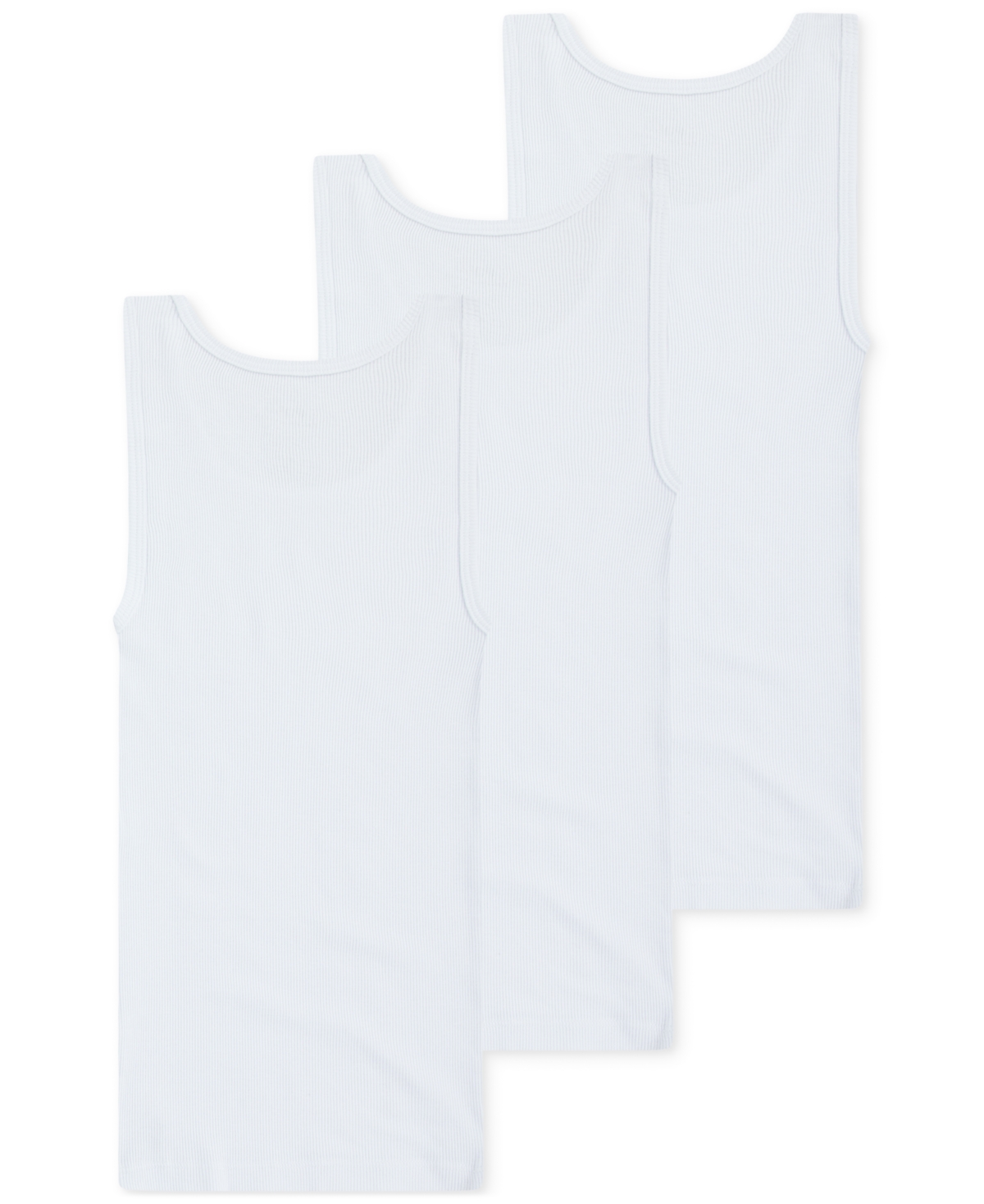 Polo Ralph Lauren Big Tank Undershirts, Pack of 3 - 001White