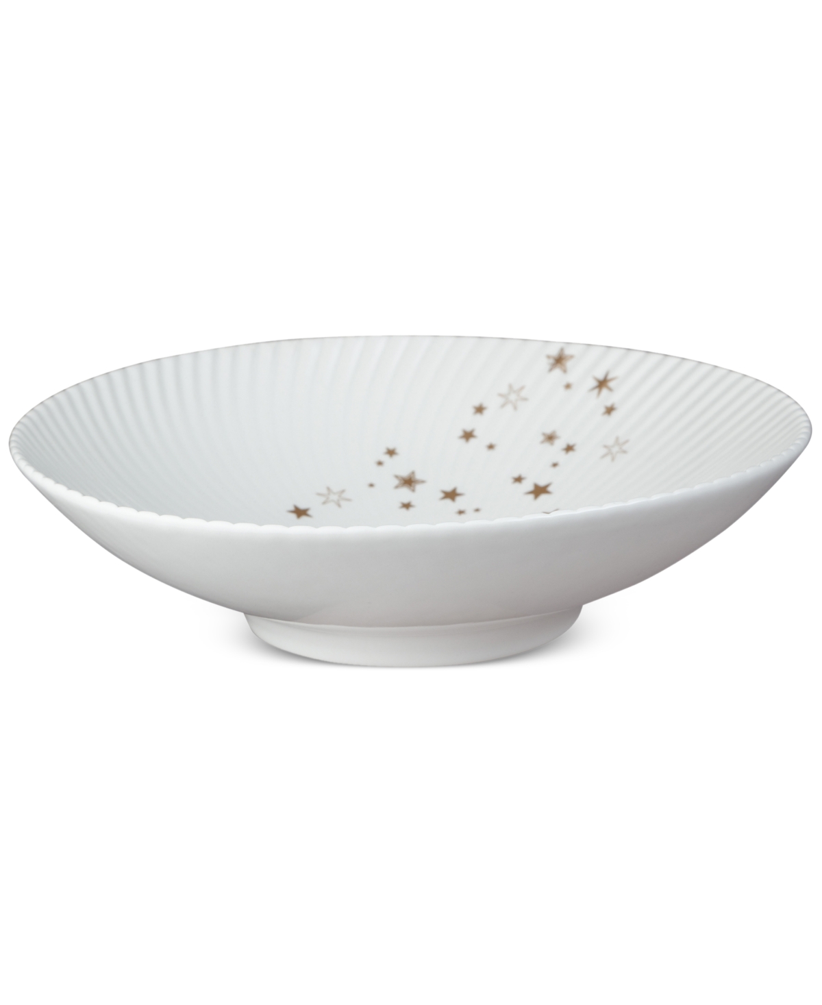 Arc Collection Porcelain Stars Pasta Bowl - White