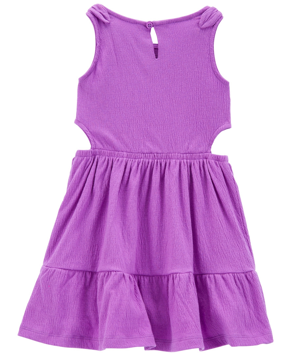 Shop Carter's Toddler Girls Knit Gauze Casual Dress In Purple