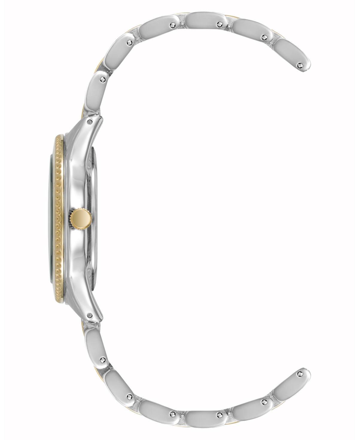 Shop Anne Klein Women's Quartz Two-tone Alloy Link Bracelet Watch, 30mm