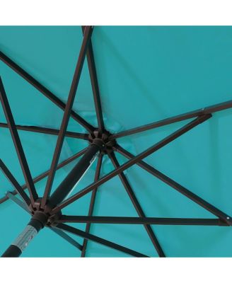 9 Ft Outdoor Patio Market Umbrella with Tilt and Crank