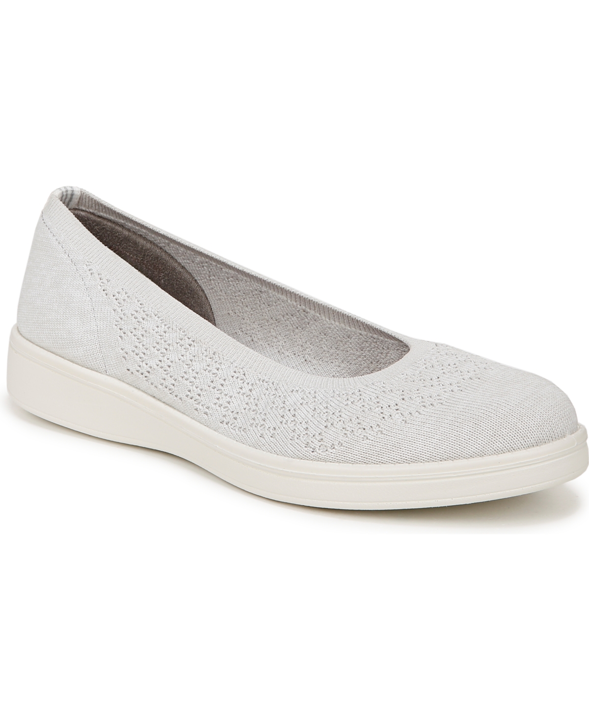 Bzees Atlantic Washable Slip Ons In Oyster Sand Knit