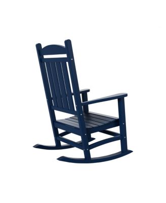 All-Weather Outdoor Patio Poly Classic Porch Rocking Chair
