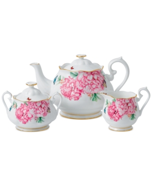 Miranda Kerr for Royal Albert Friendship Teapot, Sugar & Cre