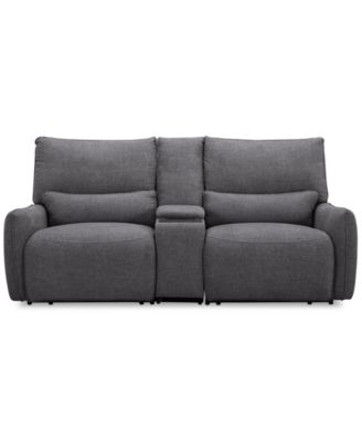 Olper 3-Pc. Fabric Zero Wall Sofa with 2 Power Recliners and 1 Console