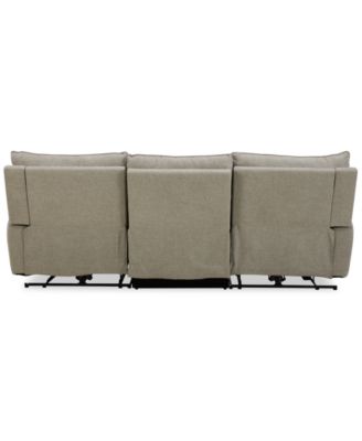 Olper 3-Pc. Fabric Zero Wall Sofa with 2 Power Recliners Chairs, Created for Macy's	