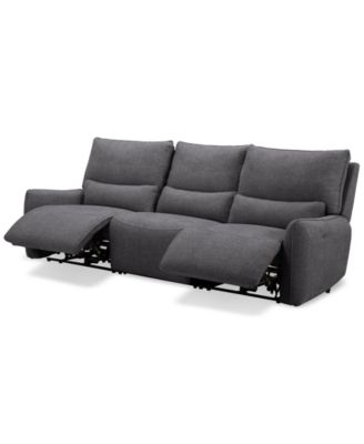 Olper 3-Pc. Fabric Zero Wall Sofa with 2 Power Recliners Chairs, Created for Macy's	