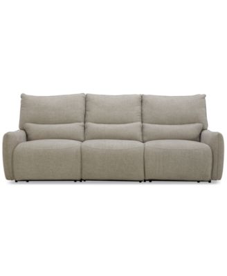 Olper 3-Pc. Fabric Zero Wall Sectional Power Motion Sofa, Created for Macy's	