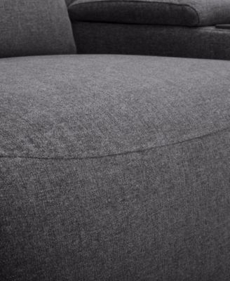 Olper 3-Pc. Fabric Zero Wall Sectional Power Motion Sofa, Created for Macy's	