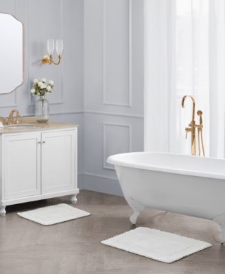 Ruffle Cotton 2-Pc. Bath Rug Set