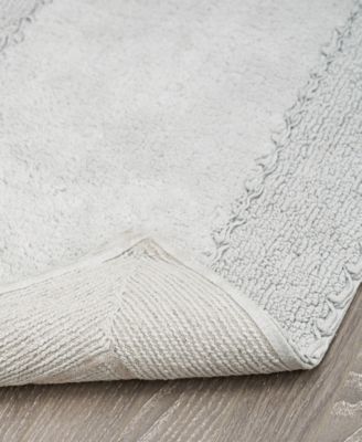 Laura Ashley Ruffle Cotton 2-Pc. Bath Rug Set