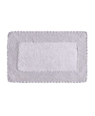 Cotton Ruffled Bath Rug, 17" x 24"