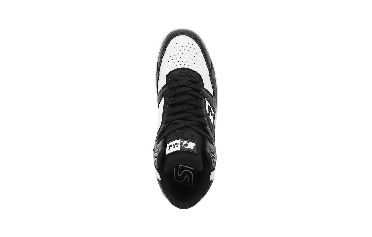 Shop Starter Men's Breakaway Mid Sneaker In Black,white