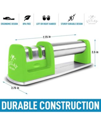 Manual Knife Sharpener for Straight & Serrated Steel Knives