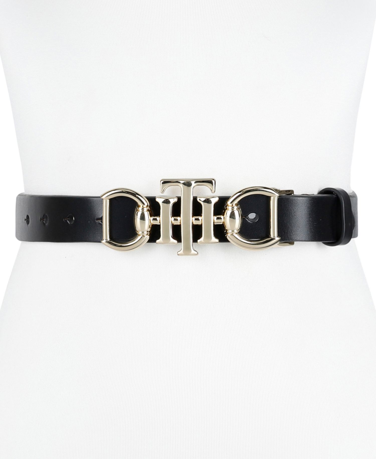 Women's Skinny Double Ended Horsebit Buckle Dress Casual Belt