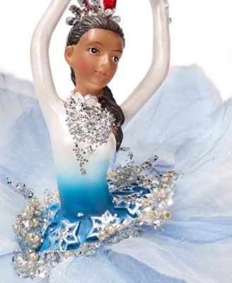 Ballet Dancing African American Ballerina in Blue Ornament, Exclusively at Macy's