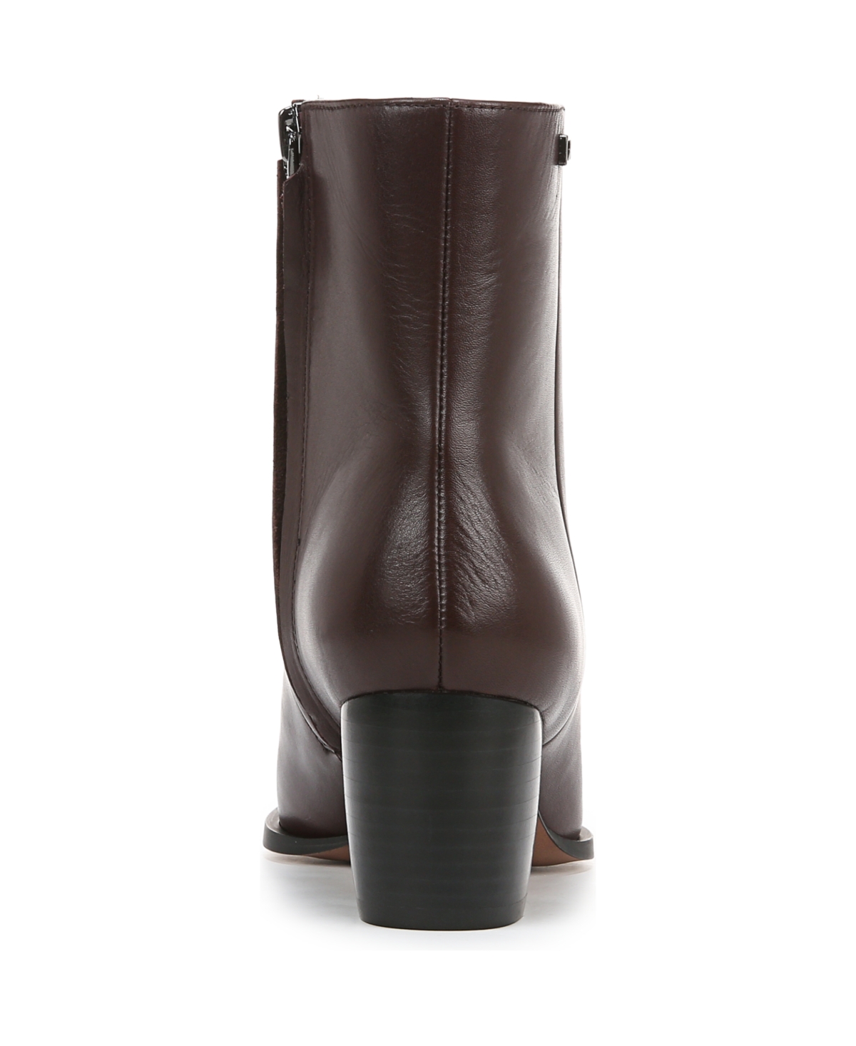 Franco Sarto Women's Vivian Western Block Heel Booties In Castagno Brown Leather