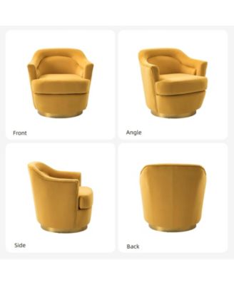 Modern Round Accent Chair for Living Room Bedroom