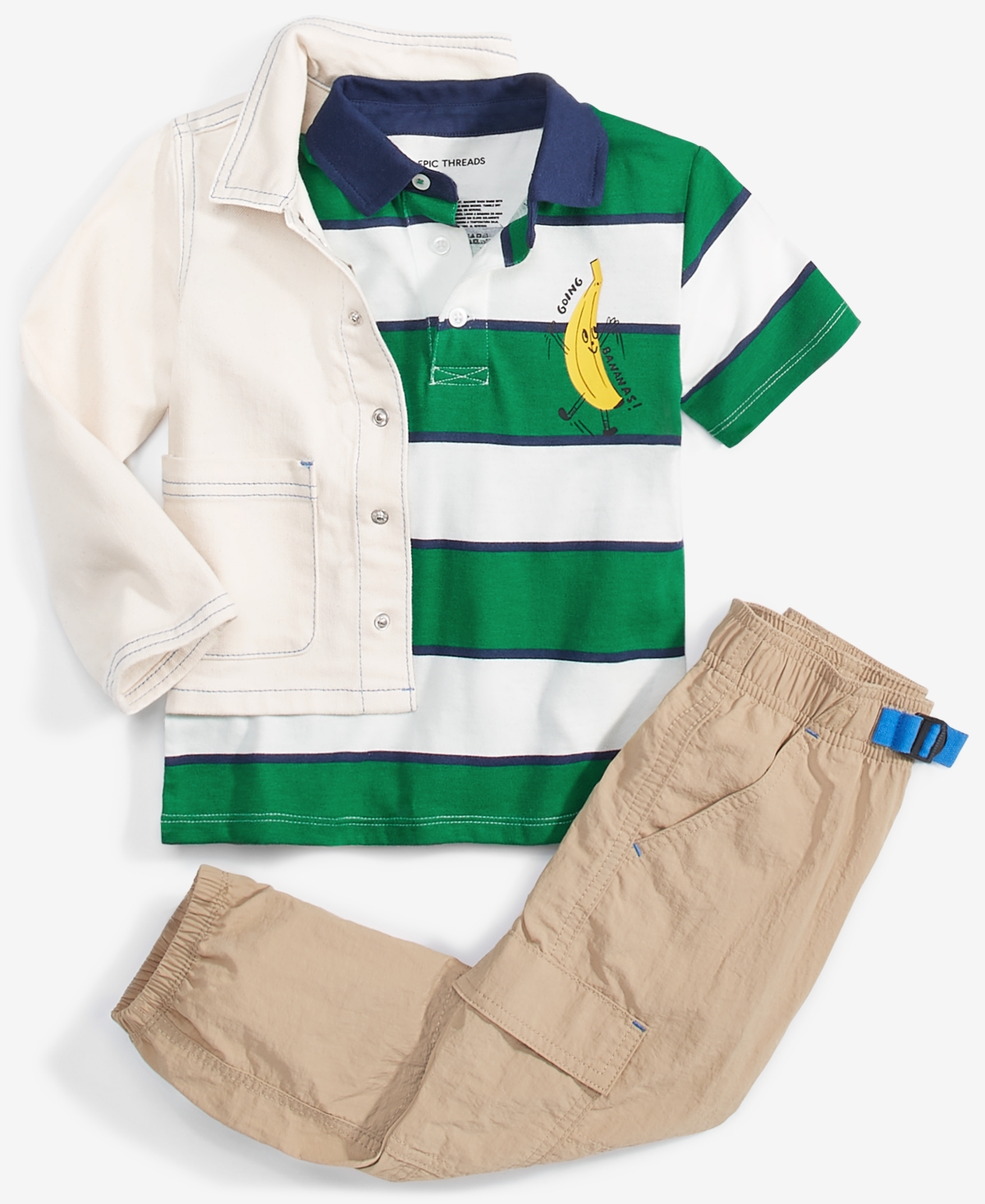 Epic Threads Toddler Boys Denim Chore Jacket, Created for Macy's