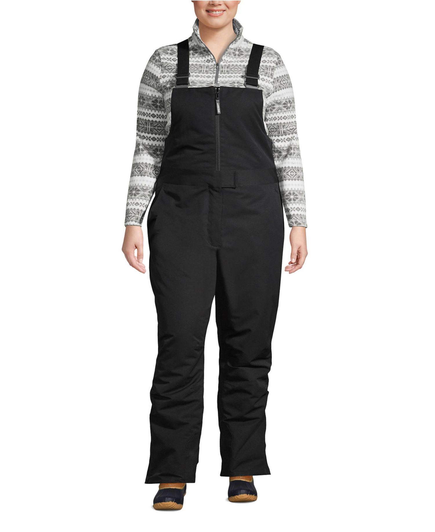 Plus Size Expedition Waterproof Insulated Snow Bibs