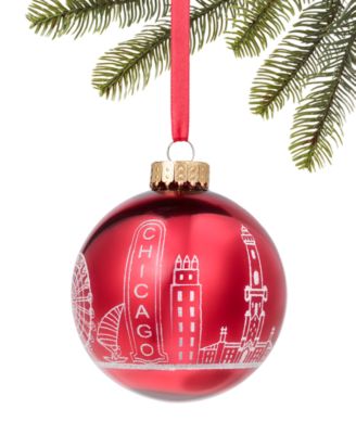 Holiday Lane - Chicago Red Ferris Wheel Ornament