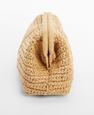 Women's Natural Fiber Clutch Bag