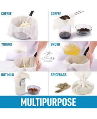 Unbleached & Reusable Ultra Fine Cheese Cloths (2 Yard)