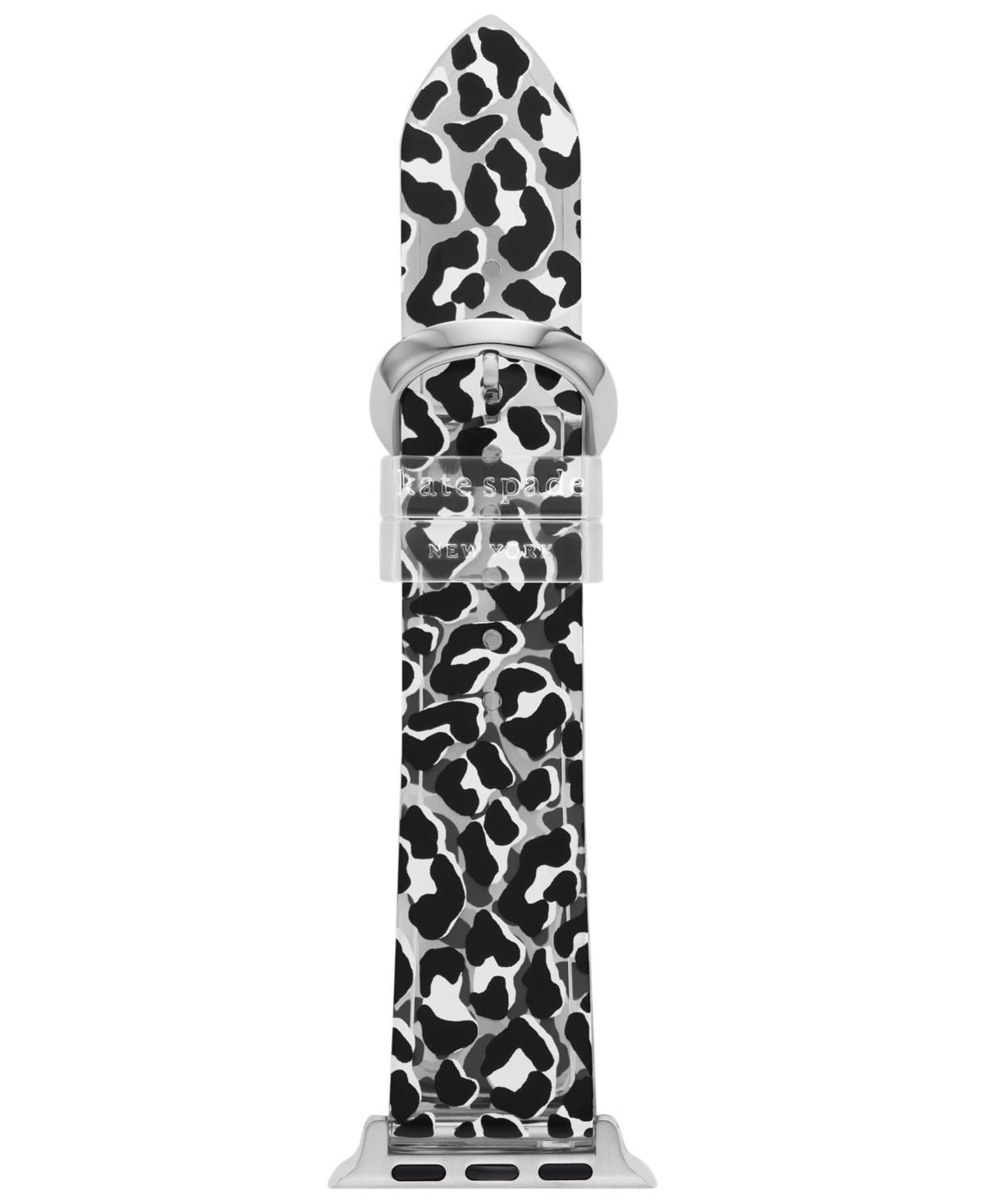 Shop Kate Spade Women's Leopard Print Polyurethane Band For Apple Watch Strape In No Color