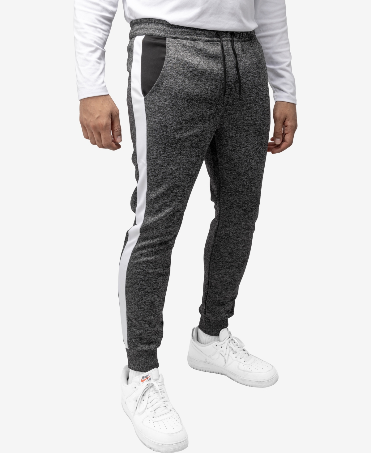 Shop X-ray Men's Track Jogger In Heather Charcoal