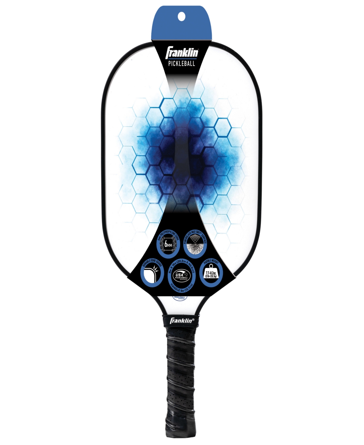 Franklin Sports Pilot Polypropylene Core Pickleball Racket In White