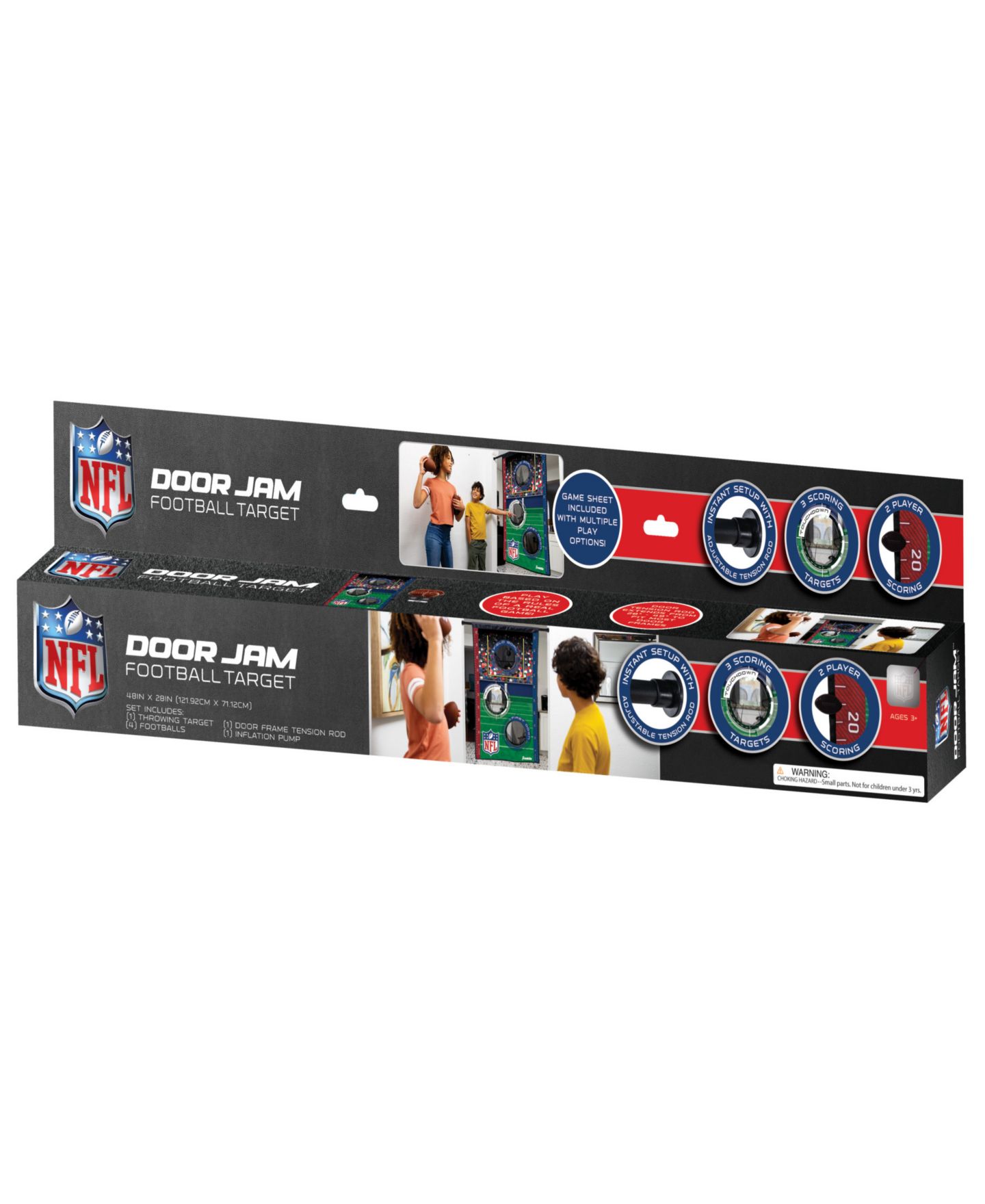 Детская игрушка Franklin Sports NFL Door Jam Football Toss Game, Ages 6+ — фото 7