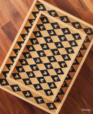 Monochrome Bamboo Large Serving Tray