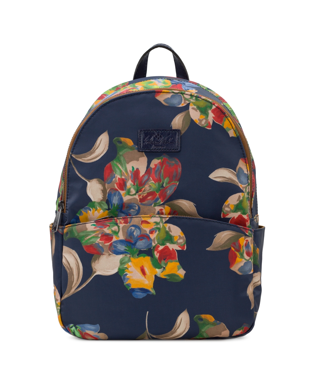 Turi Backpack - Patina Coated Linen Canvas Le Fleur - Le Fleur