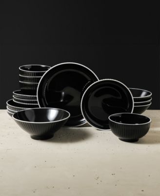 Lustra 16 Pc. Dinnerware Set, Service for 4