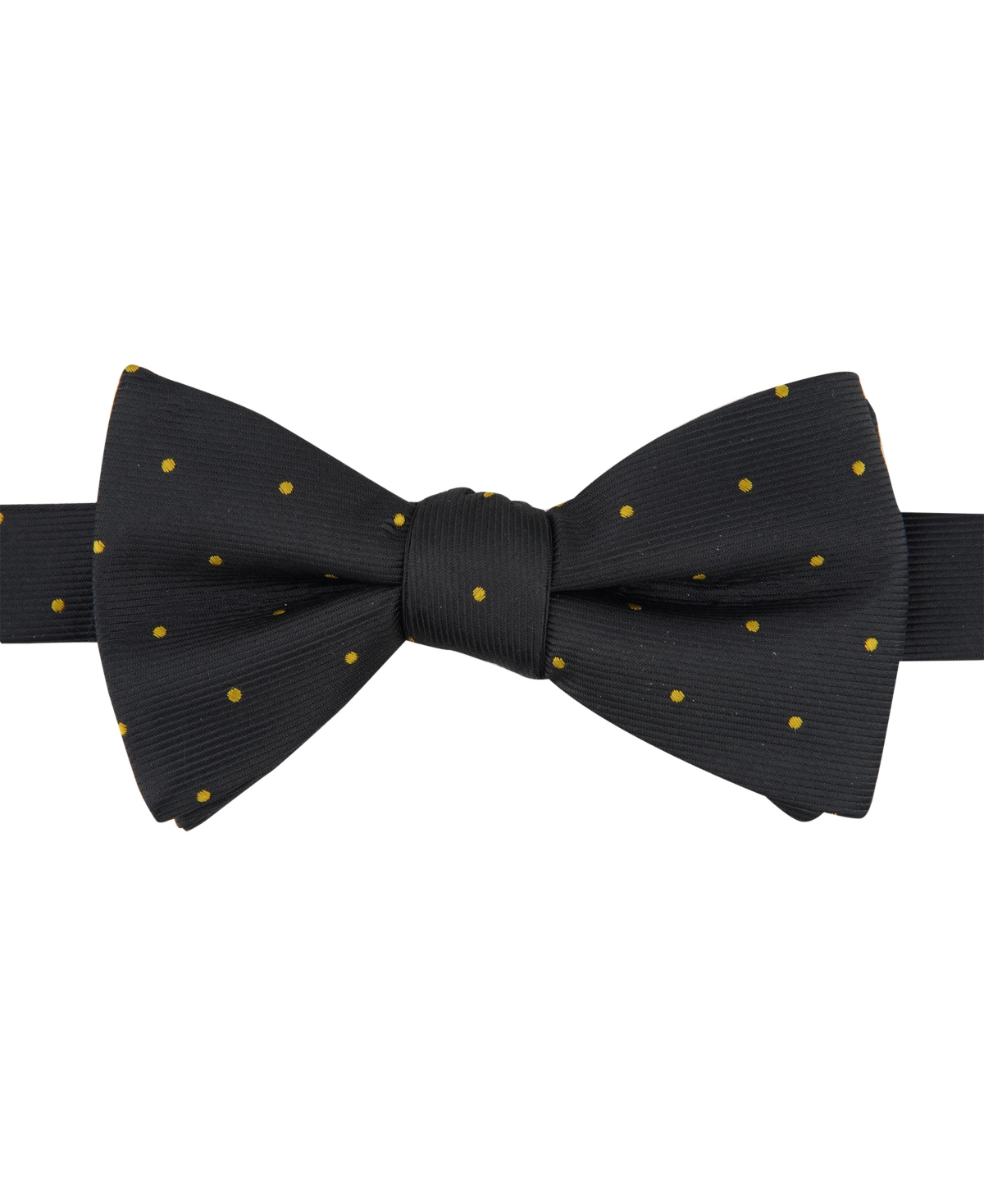 Shop Tayion Collection Men's Alpha Phi Alpha Dot Bow Tie In Black