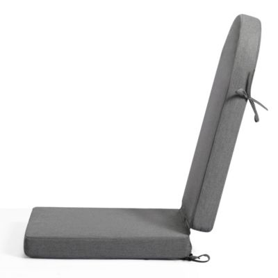 Outdoor Patio Shell-back Adirondack Dining Chair All Weather