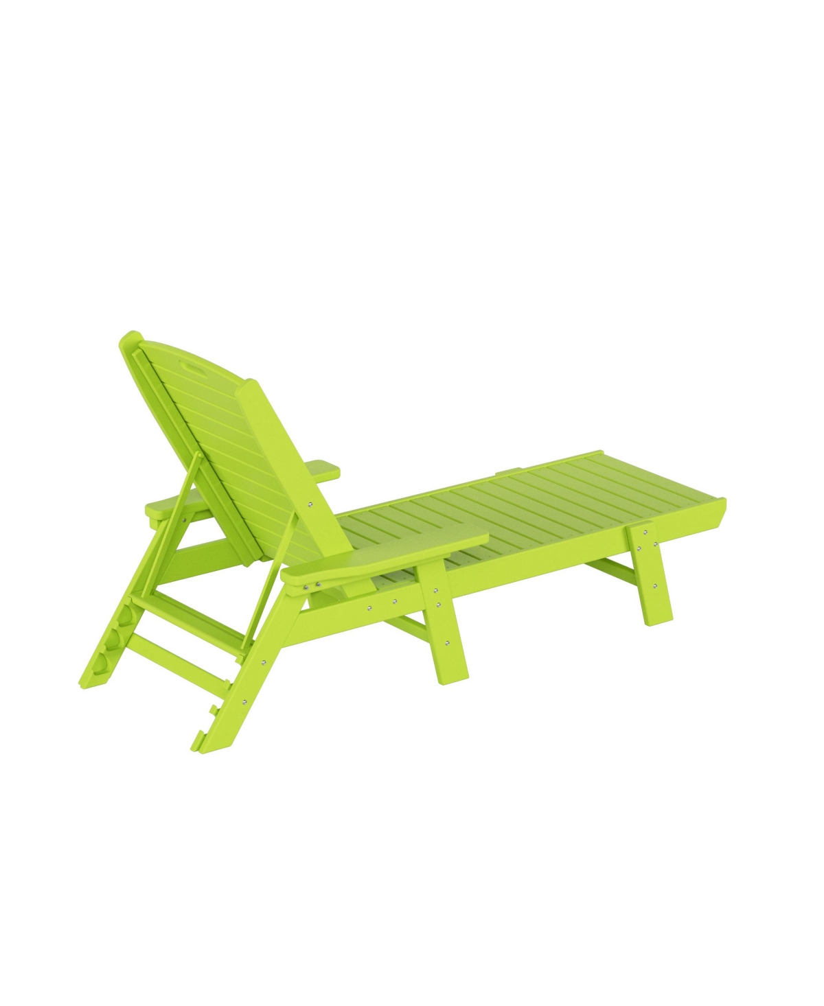 WestinTrends Adirondack Outdoor Chaise Lounge for Patio Garden Poolside (Set of 2)