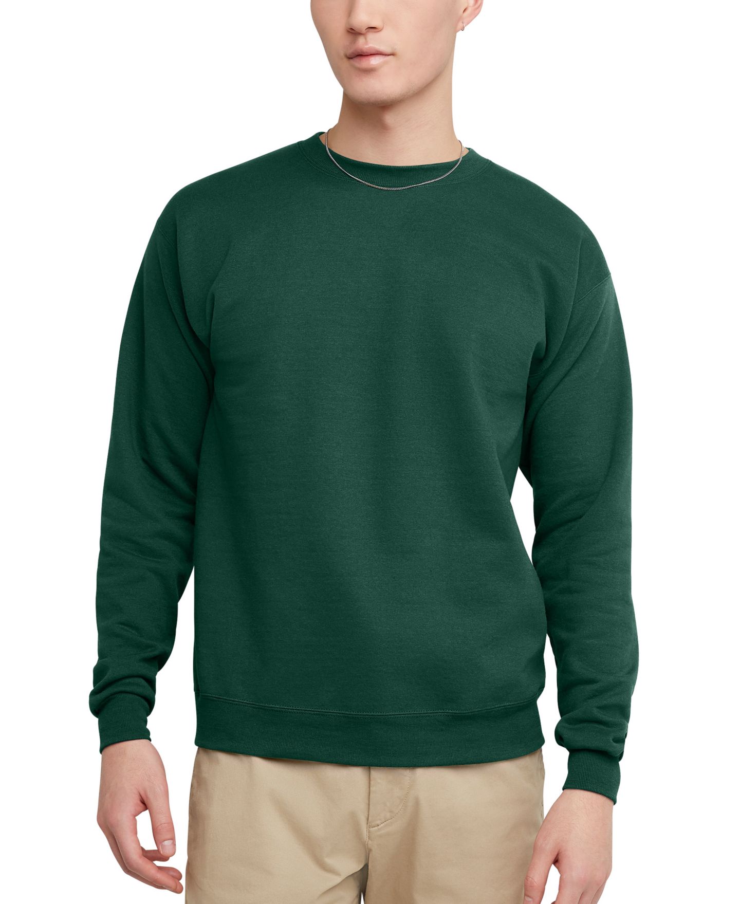 Мужской флисовый свитшот Hanes EcoSmart, набор из 2 шт, цвет: Чёрный — фото 20